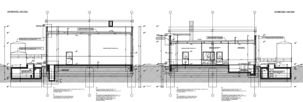 Industrial water treatment plant design