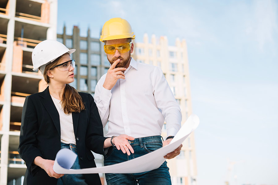 Technical inspection of construction of buildings (ME)