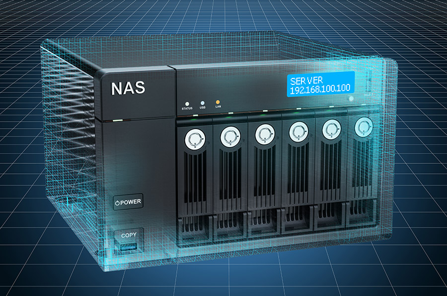 Installing passive NAS storage for smart homes