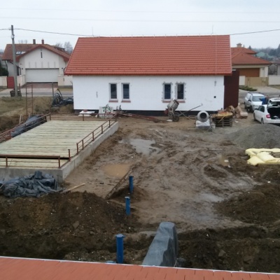 Központi telep építési fázisban 3.