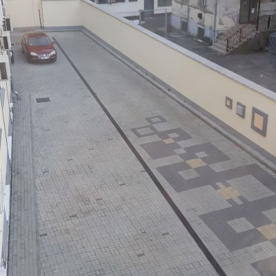 Parkoló elkészült állapot